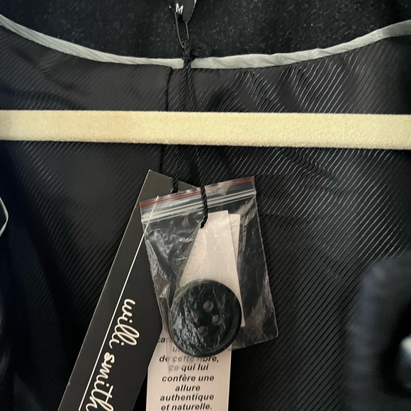 Willi Smith Black Wool Cropped Bell Sleeve Jacket NWT - Picture 13 of 14